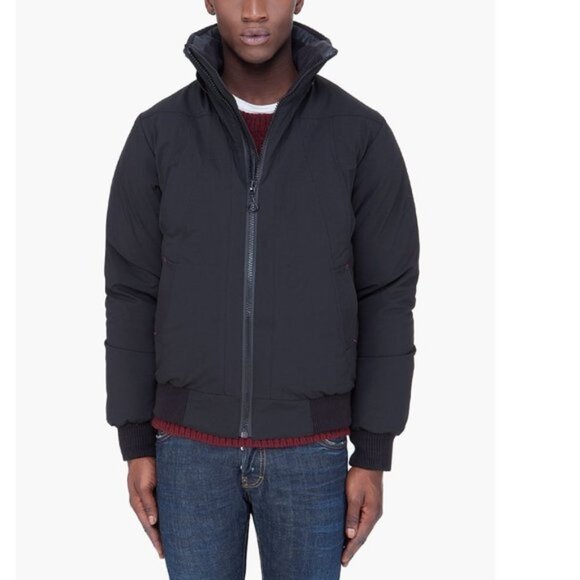 CMFR Oxton Coyote Fur Trim Bomber Jacket - Picture 2 of 10